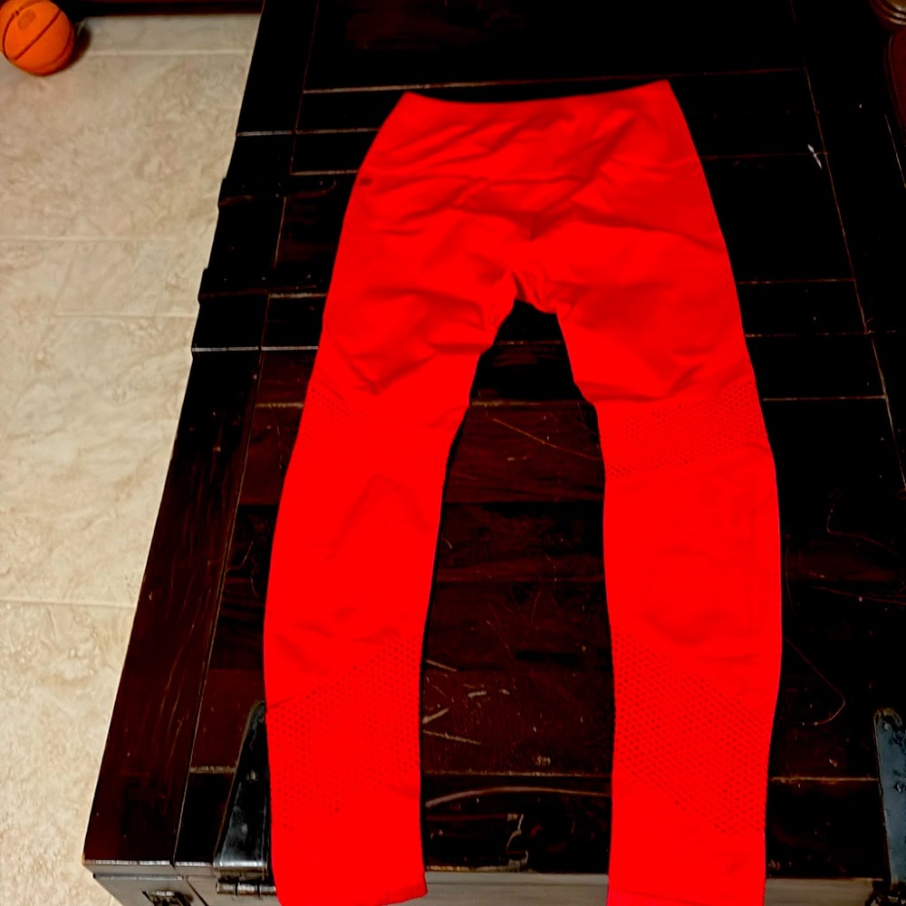 Fabletics red leggings
